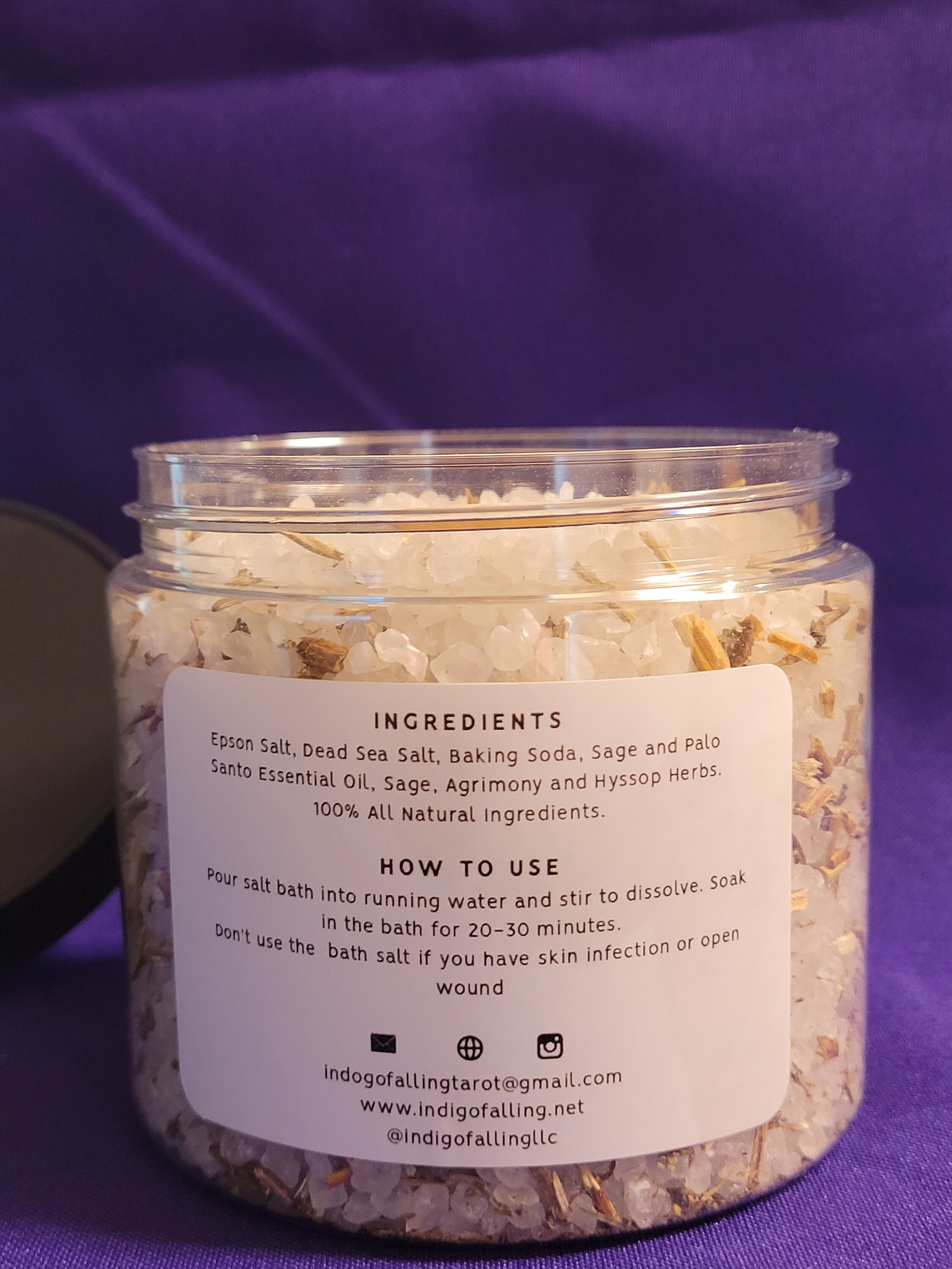 Spiritual Cleansing Sea Salt Bath Etsy