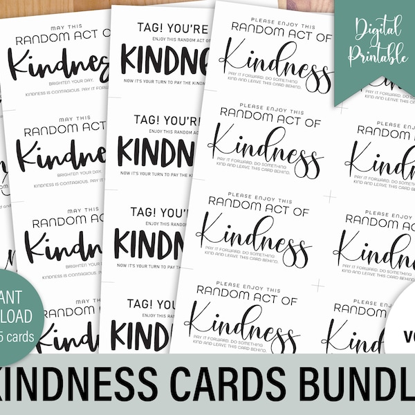 Kindness Cards - Etsy