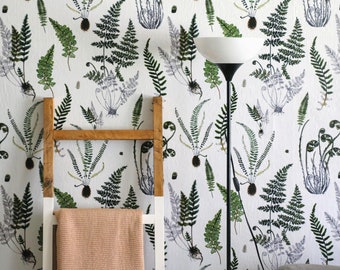 Fern Wallpaper - Etsy Fern Wallpaper - Etsy