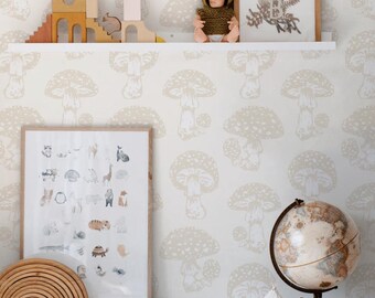 Creamy Mushroom Wallpaper