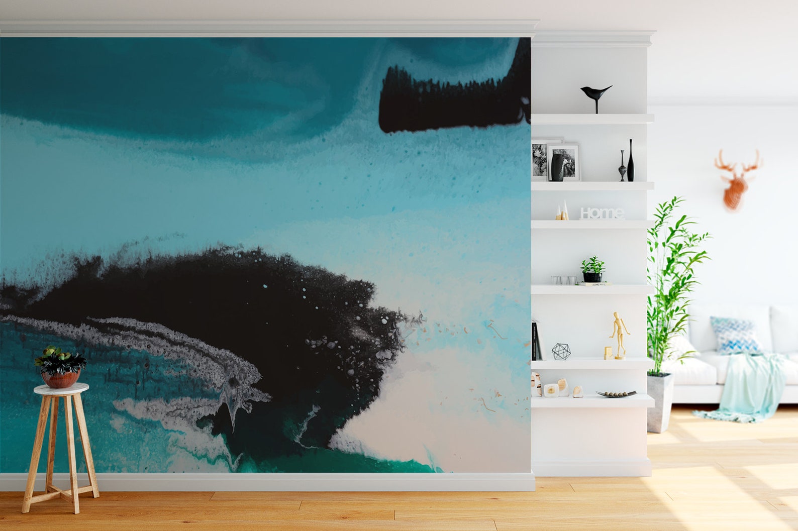 Kenya Abstract Removable Wall Mural 550 Etsy