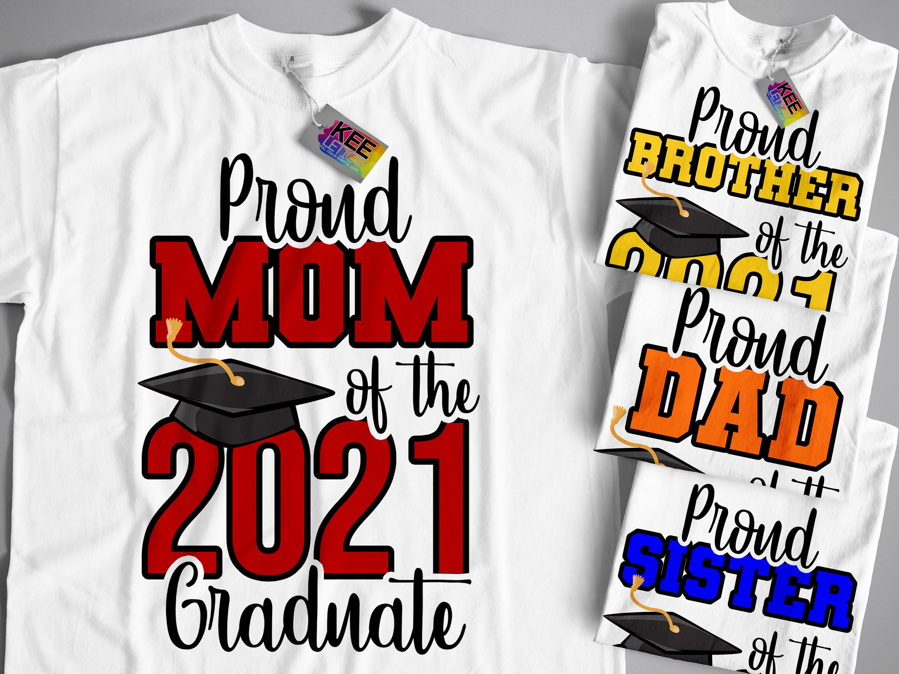 Personalized Proud Family Member Graduation 2021 Shirt Mom ...