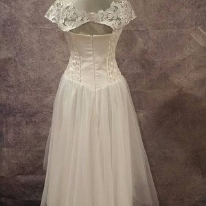 Ivory Lace Wedding Dress White Wedding Corset Lace Corset - Etsy