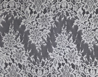 3 Meter weißen Chantilly-Spitze weiß Französisch Spitze Spitzenstoff weiße Spitze für Spitze Französisch Spitze Spitze Breite 13 inc Hochzeit Spitze