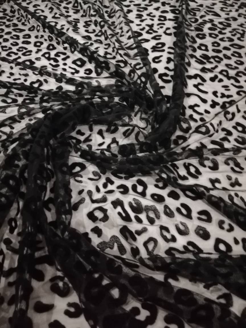 Leopard Lace Fabric -  Canada