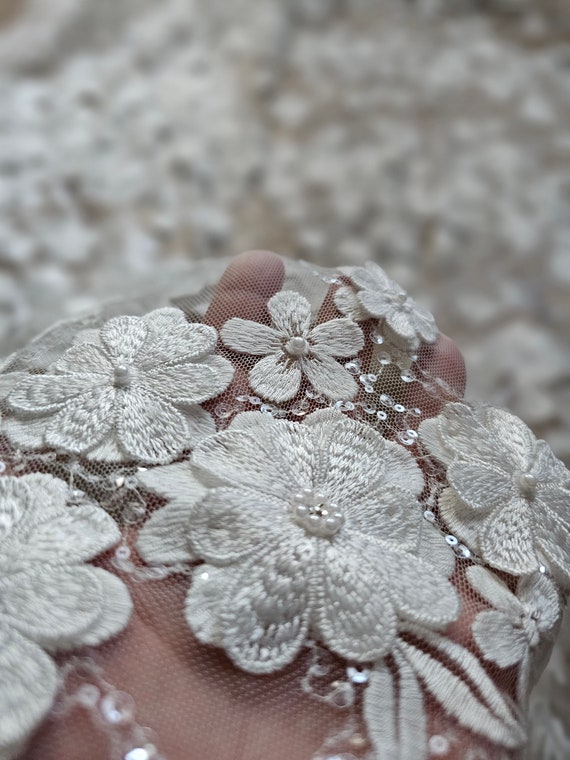 3D embroidery camisole | WHITE