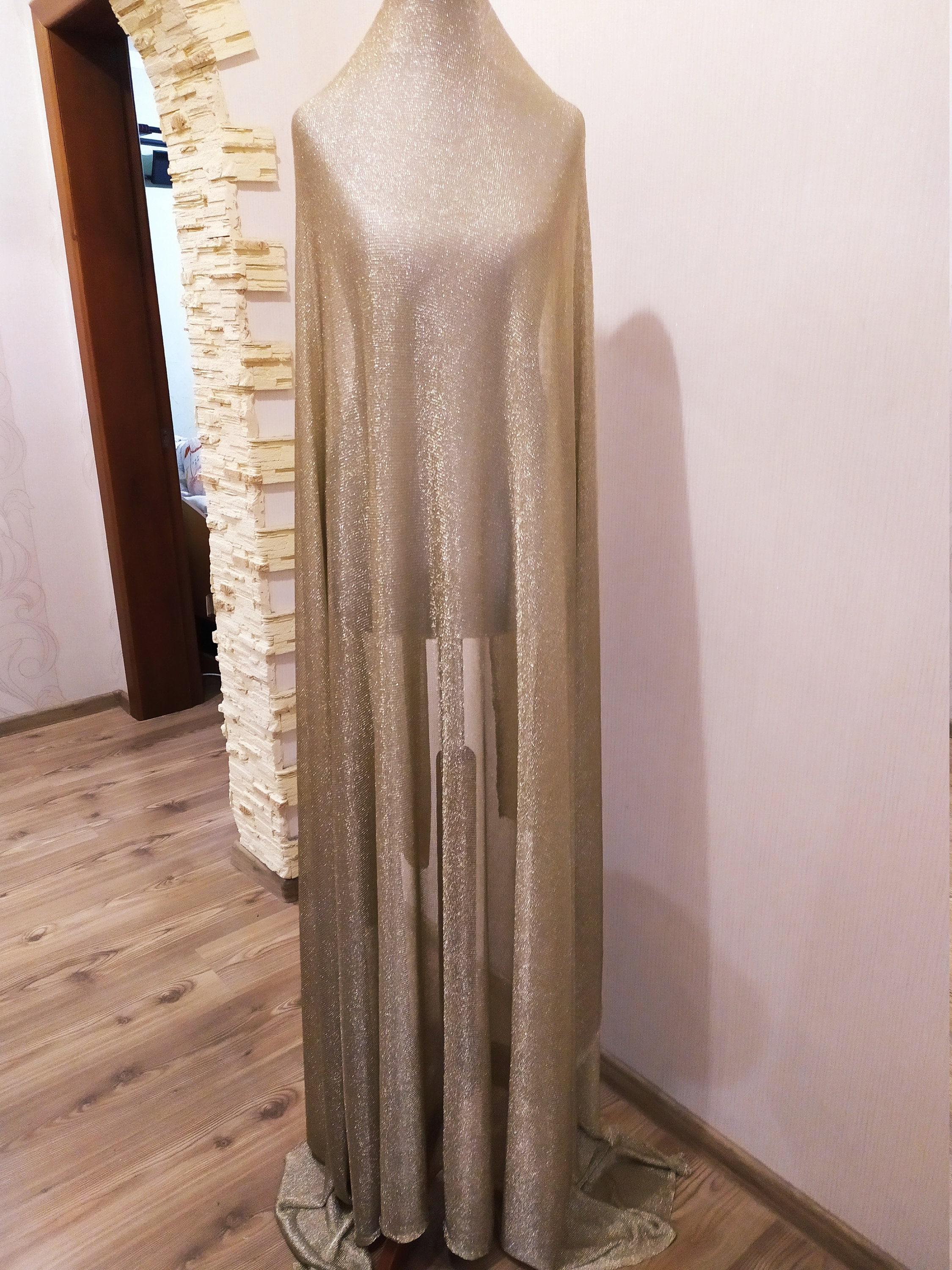 Silver jersey fabric Clearance