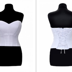Wedding corset for dress, White Wedding corset Ivory separate wedding corset Bridal separate corset Size 4,6,8,10,12,14 Corset for wedding