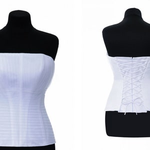 Wedding separate corset, White wedding corset Ivory separate wedding corset Bridal separate corset Size 4,6,8,10,12,14 Corset for wedding 01