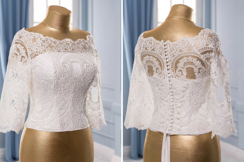 white wedding corset