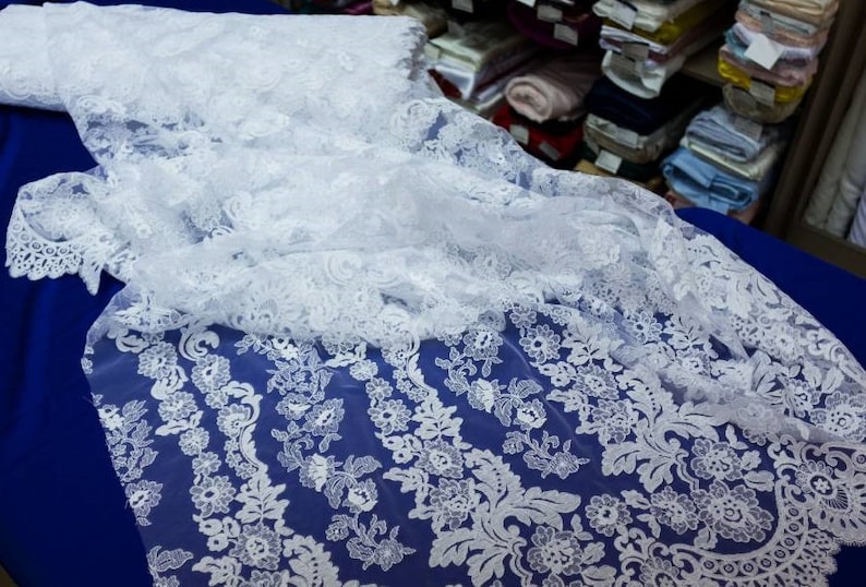 Ivory Corded Lace Fia