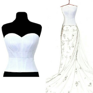 Wedding corset for dress, White Wedding corset Ivory separate wedding corset Bridal separate corset Size 4,6,8,10,12,14 Corset for wedding