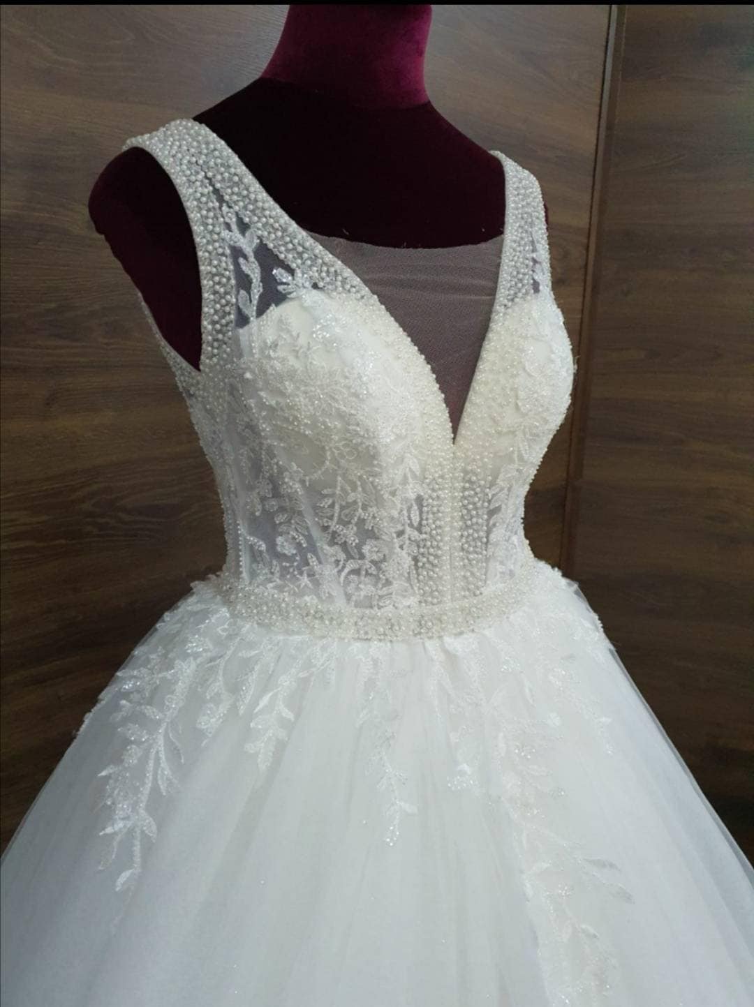 Sequin Embroidered Open Back Dress in Ivory