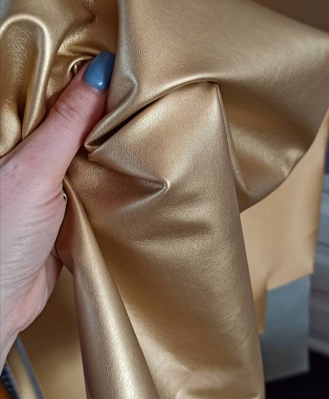 4 Colors Faux Leather Fabric by the Yard Sinthetic Leather Etsy