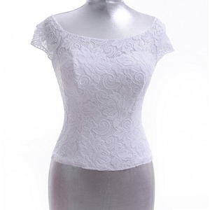 Wedding Corset Sweetheart Neckline Short Sleeve Tulle Lace Bridal corset for modest Wedding Dress Corset for tailoring dresses Wedding dress