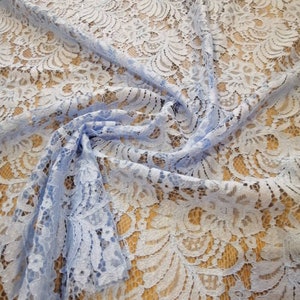 5 Colors Bridal Lace Fabric by the Yard Wedding Lace French - Etsy