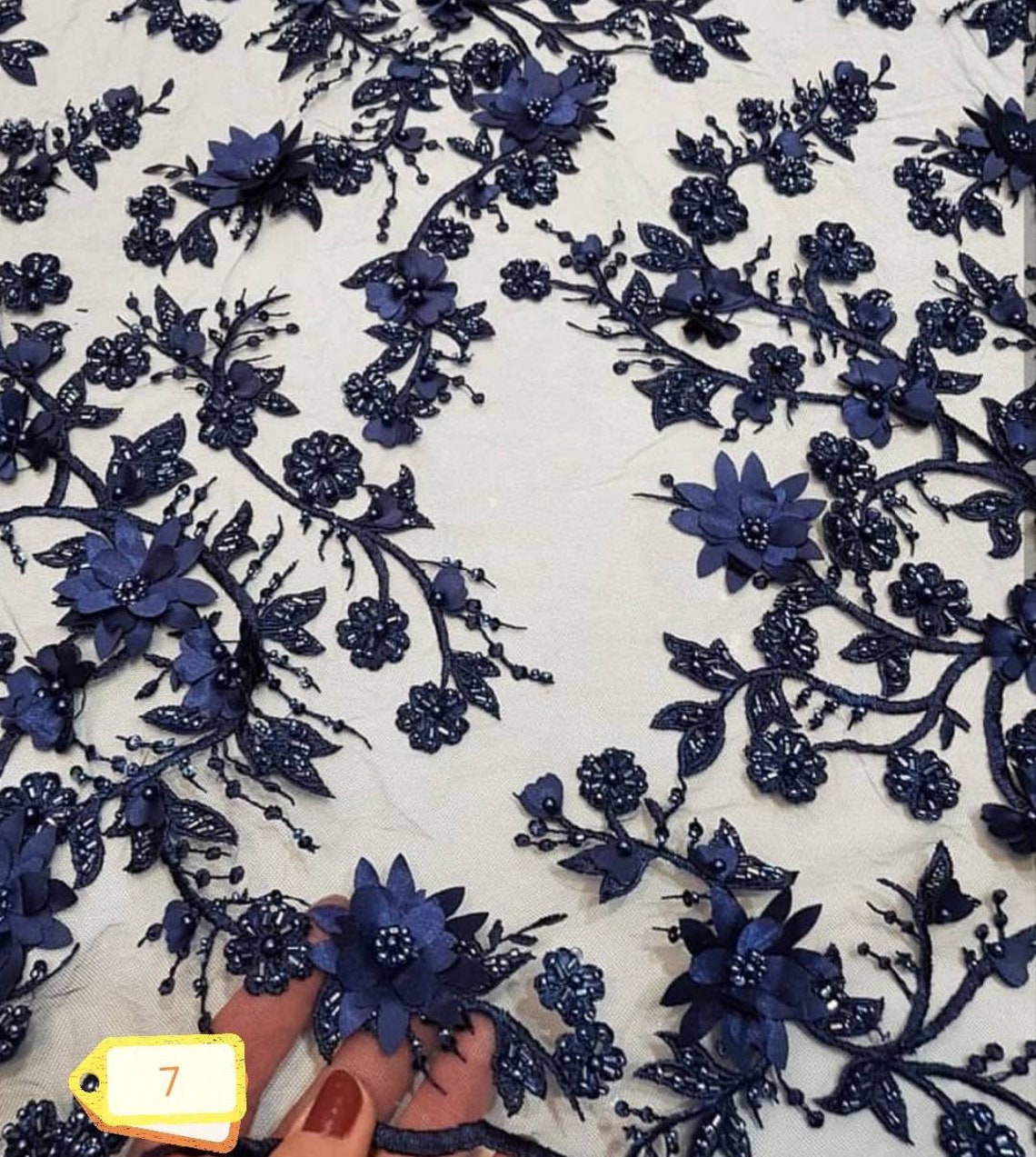 3d bridal fabric