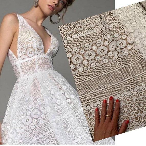 Tissu guipure mariage new arrivals