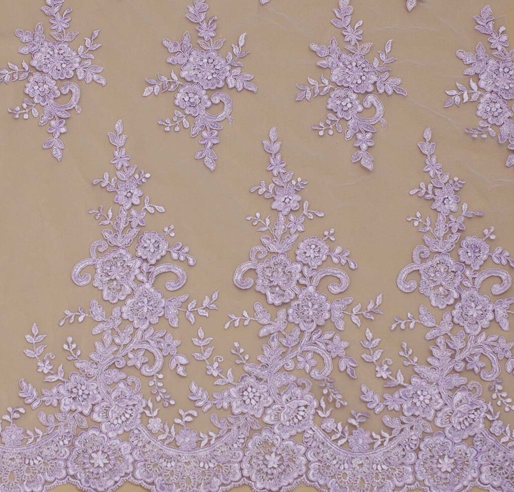 Blush Pink Lace Fabric Light Lilac Lace Royal Blue Wedding Lace