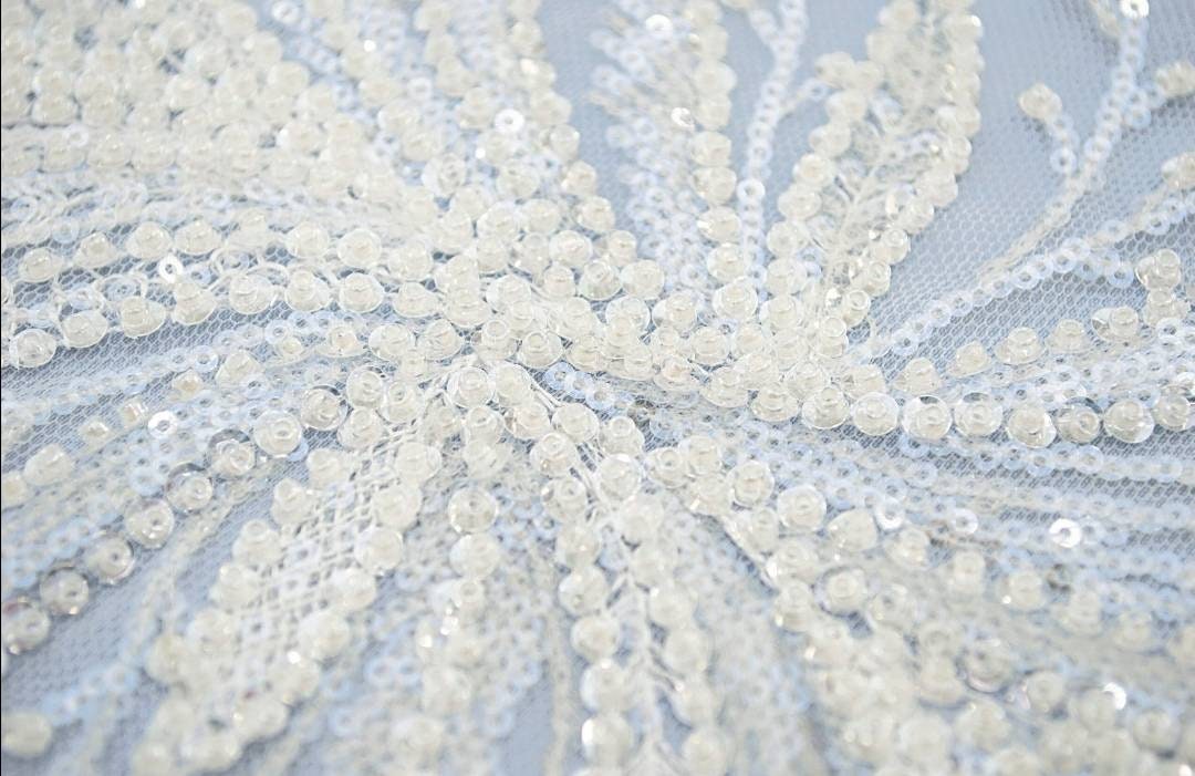 Ivory Embroidered Lace Destiny