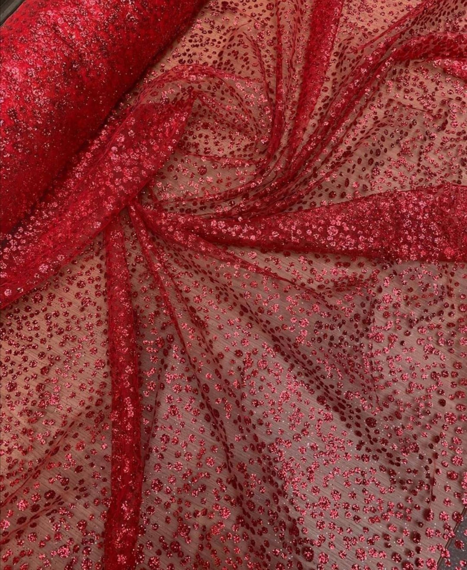 8 Colors Glitter Tulle Fabric Sparkle Lace Fabric on the Tulle Etsy