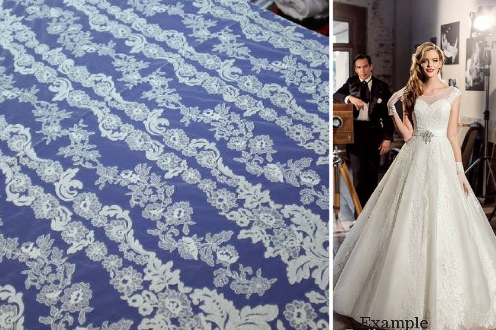 Ivory Corded Lace Skye