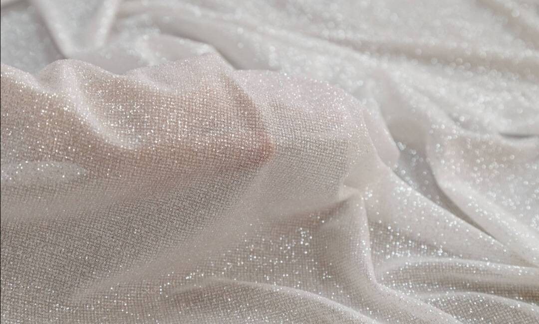 glitter fabric for gown