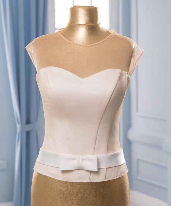 Detail For Wedding Dress Corset Separate Detail White Corset Etsy