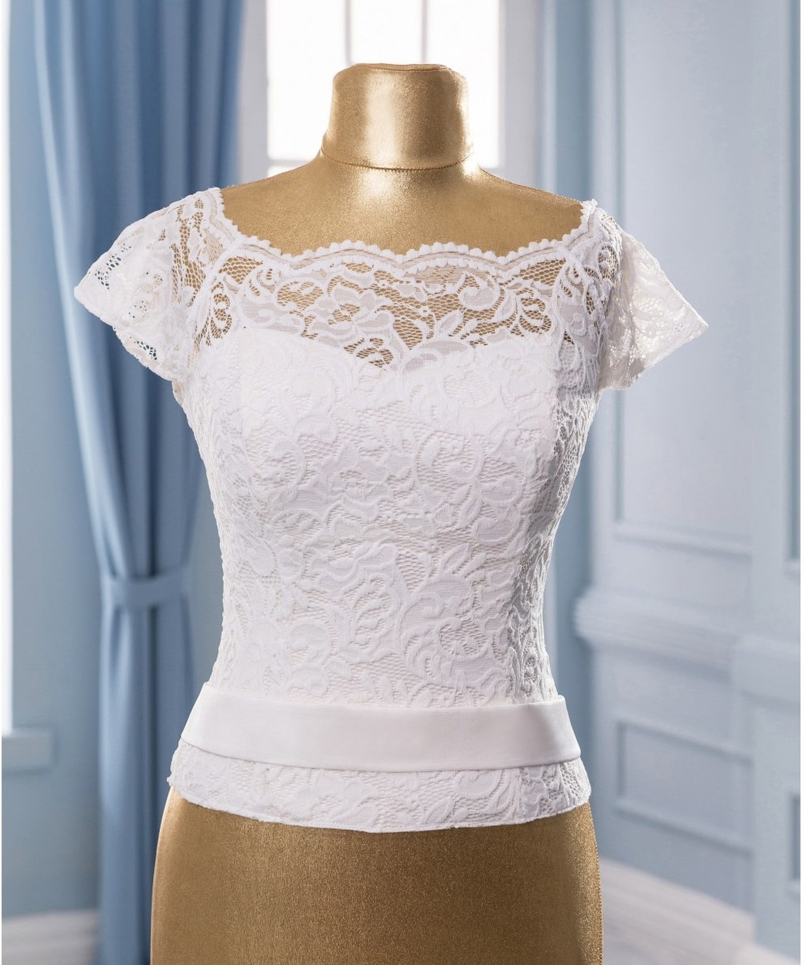 White Bridal Corset Wedding Corset for Dress Detail for Etsy