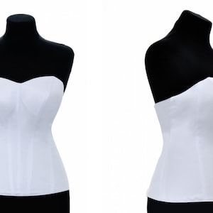Wedding separate corset, White wedding corset Ivory separate wedding corset Bridal separate corset Corset for wedding dress 02 Detail dress