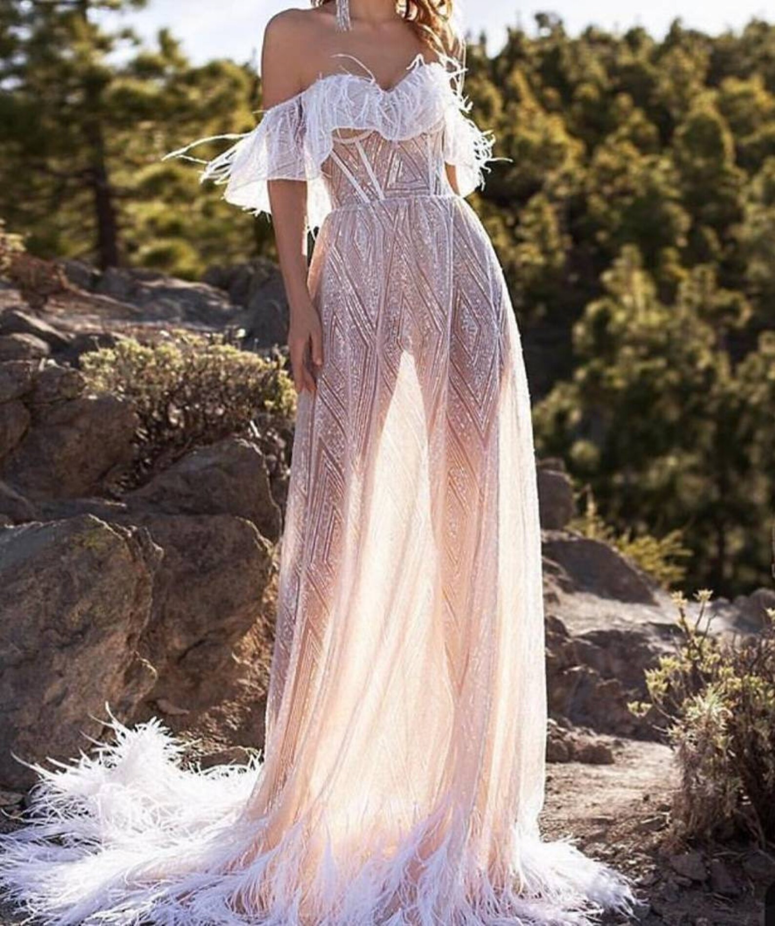 Ivory 3d Bridal Lace Lacey