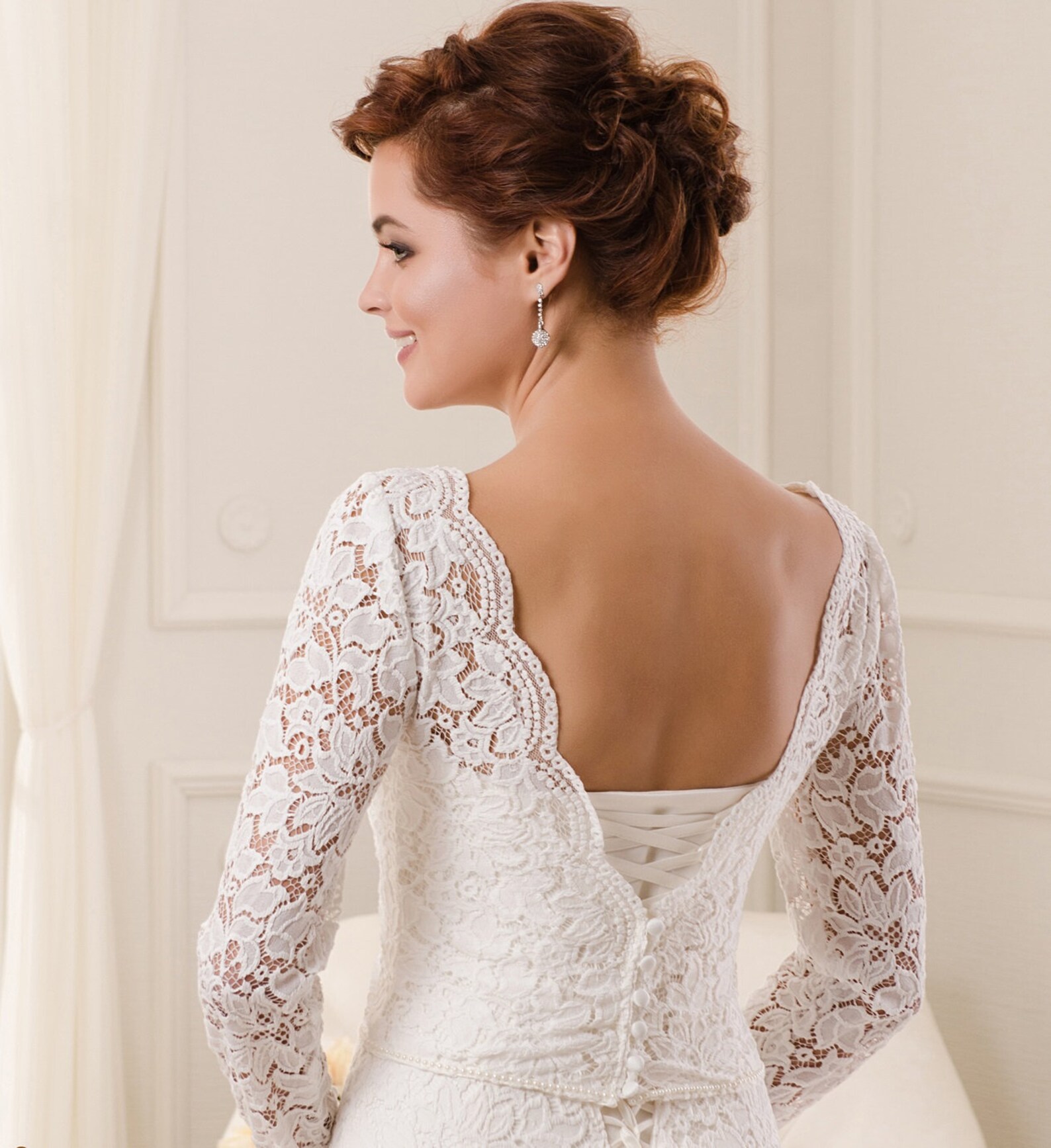 Lace Bolero Jacket/ White Bridal Bolero/ Ivory Wedding Jacket/ Etsy