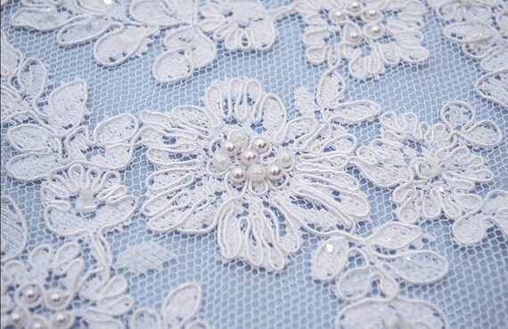 Bridal lace fabric for sale sale