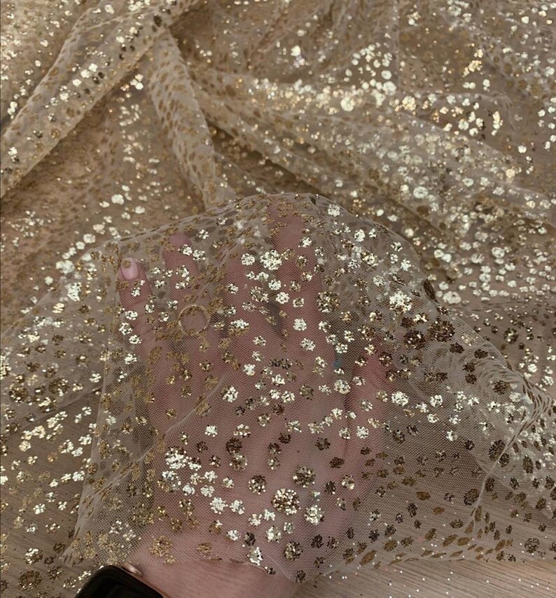 8 Colors Glitter Tulle Fabric Sparkle Lace Fabric on the Tulle Etsy