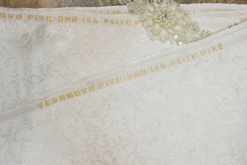 Ivory 259 Silk Jacquard