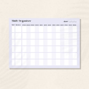 Nursing/Midwifery Shift Organiser