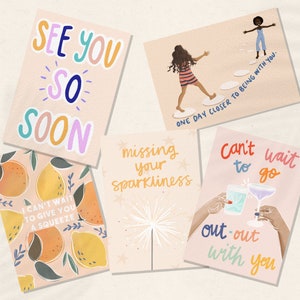 Pack de Pick-Me-Ups | | de l’amitié A6 Cartes postales