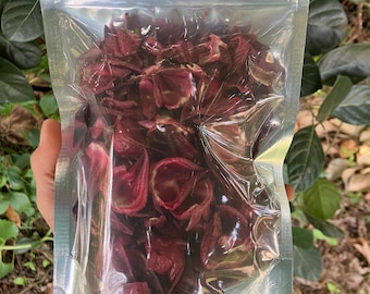 Jamaican Sorelle Pods (Hibiscus sabdariffa) -- Freeze Dried