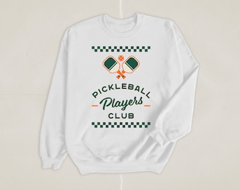 Pickleball Crewneck Sweatshirt | Retro Pickleball Sweatshirt | Vintage Style Crewneck | Pickleball Player | Pickleball Fan