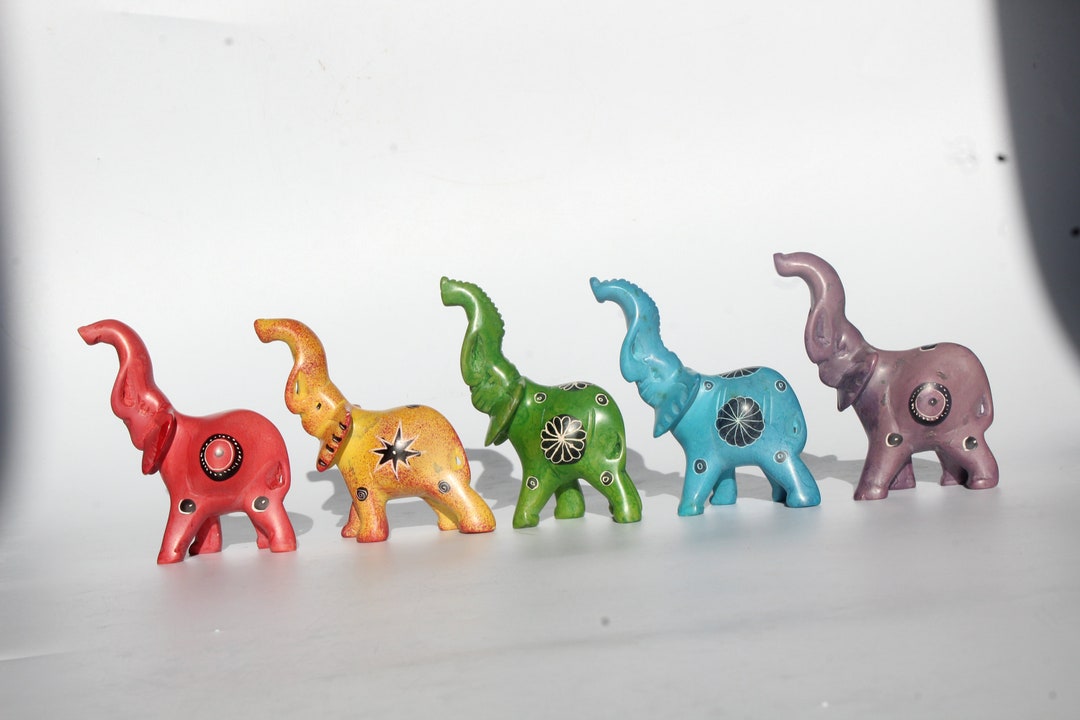 Elephants. Soapstone Elephants Etsy