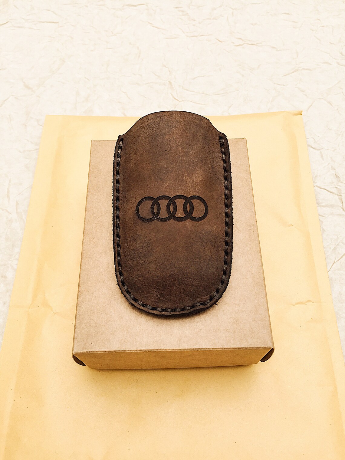 Audi car key holder case wallet leather accessories audi Etsy