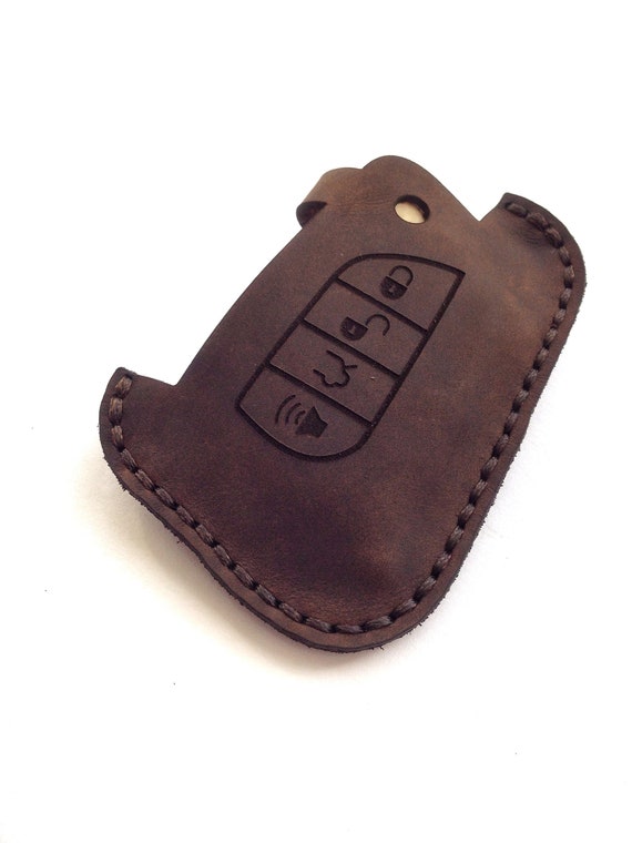 Car key holder case toyota leather accessories keyless Etsy