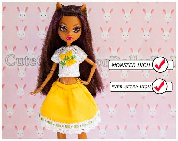 etsy monster high dolls