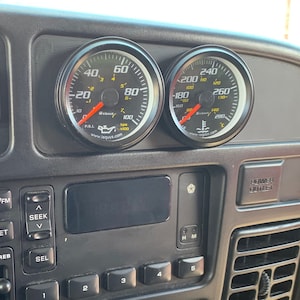 Ram 94-97 Double Gauge Pod Getränkehalter Abgewinkelt