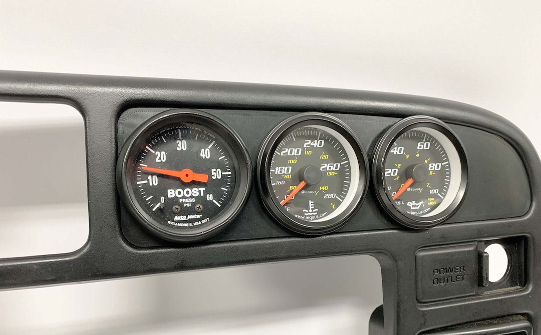Ram 9497 Triple Gauge Pod Cup Holder Etsy