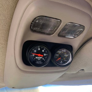 Ram 94-97 Map Light Double Gauge Pod Angled