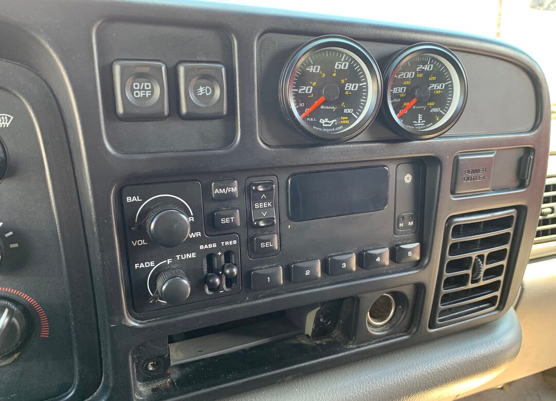 Ram 9497 Double Gauge Pod Cup Holder Angled Etsy