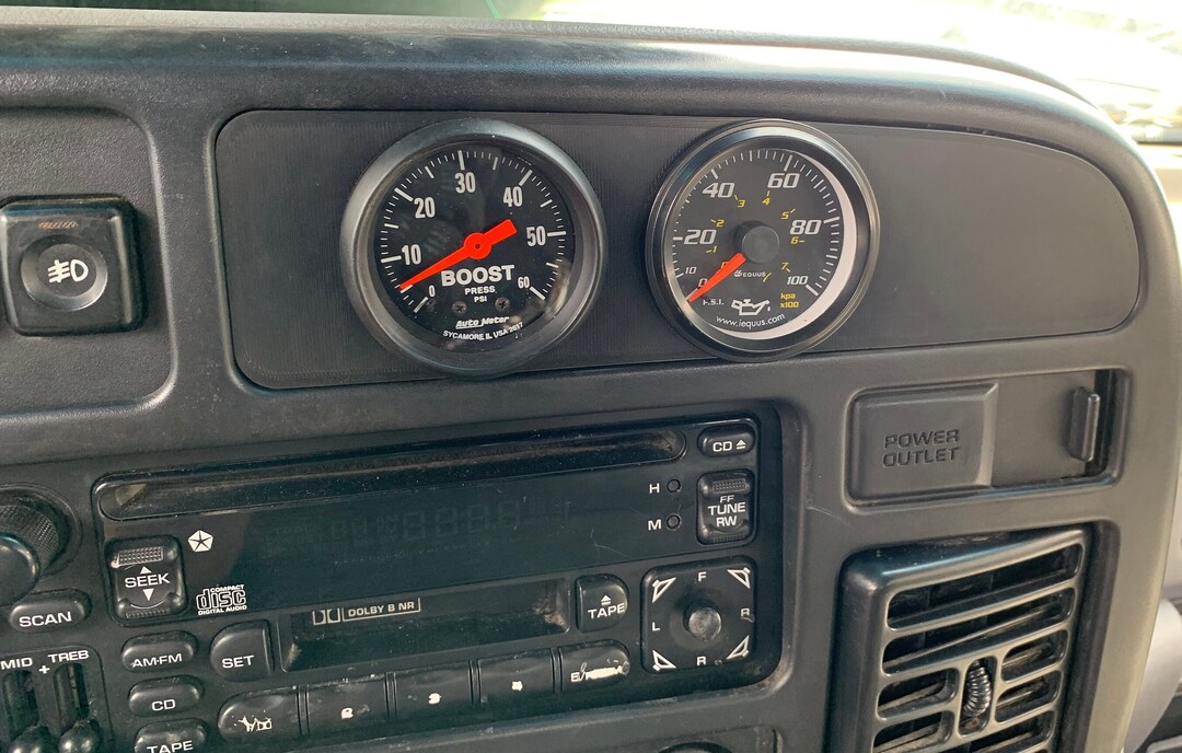 Ram 9497 Double Gauge Pod Cup Holder Etsy