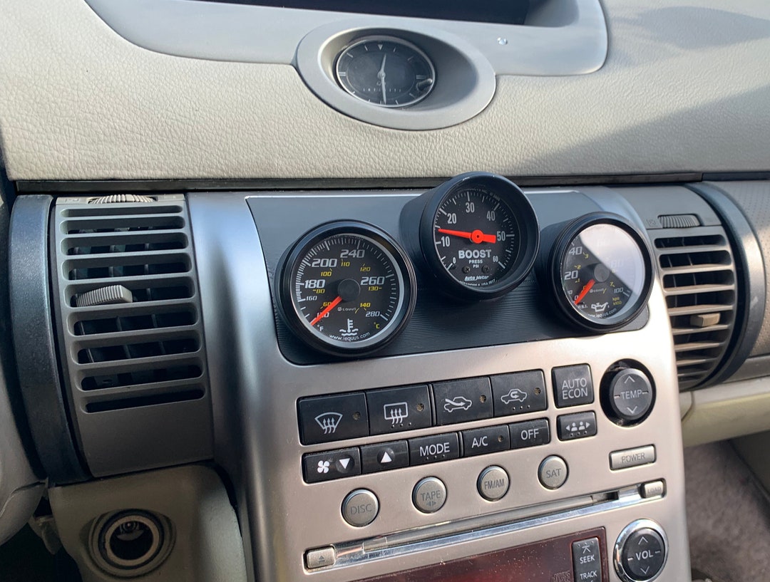 G35 0304 Triple Gauge Pod Straight Cubby Etsy