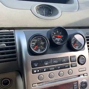 G35 03-04 Triple Gauge Pod Straight Cubby